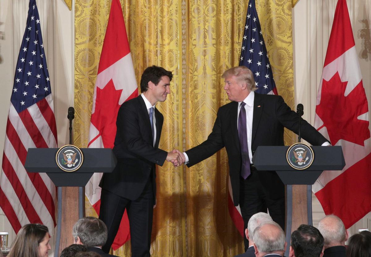 Donald Trump Hosts Canadian PM Justin Trudeau At The White House