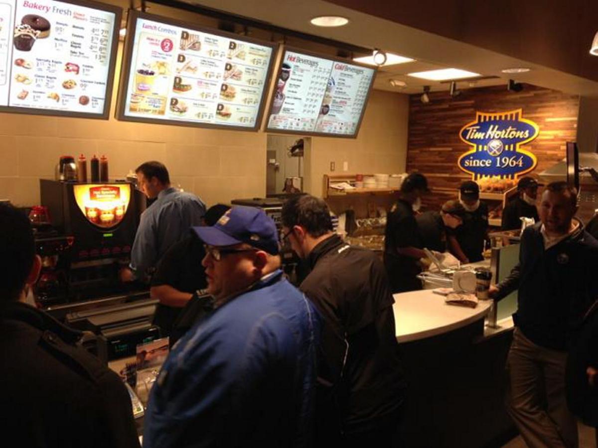 Harborcenter Tim Hortons grand opening