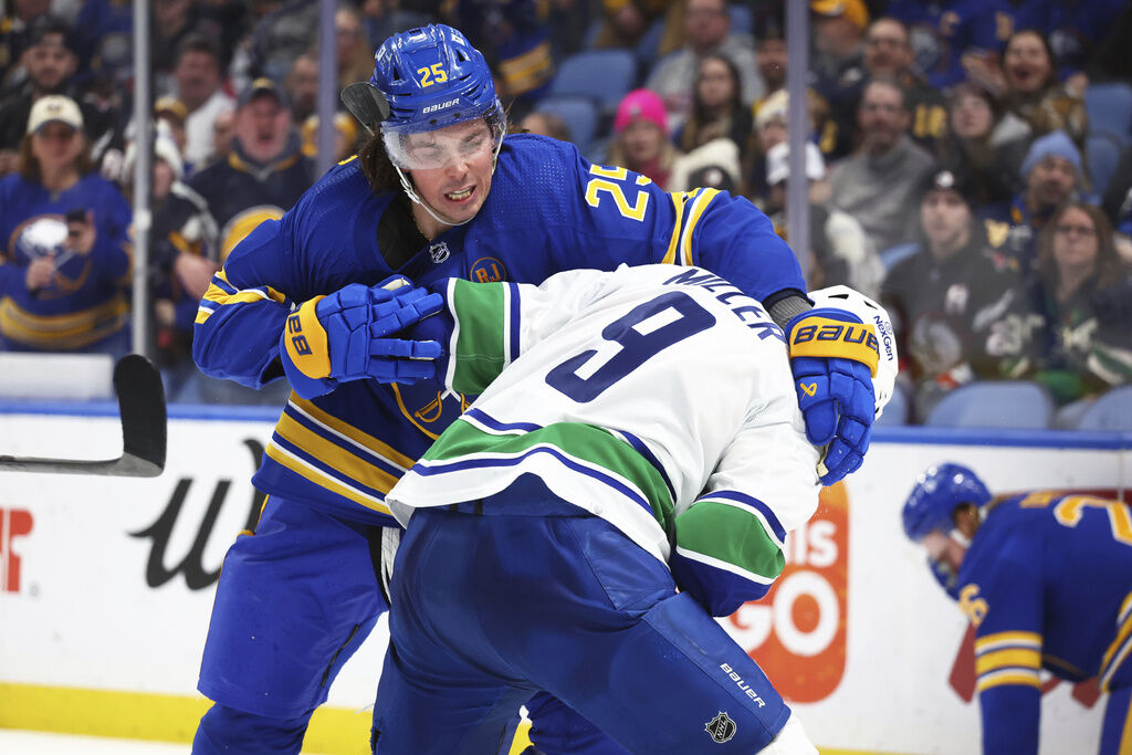 Buffalo Sabres lose to Vancouver Canucks 1 0