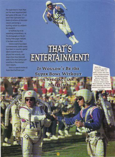 The Super Bowl's Love Affair With Jetpacks, History