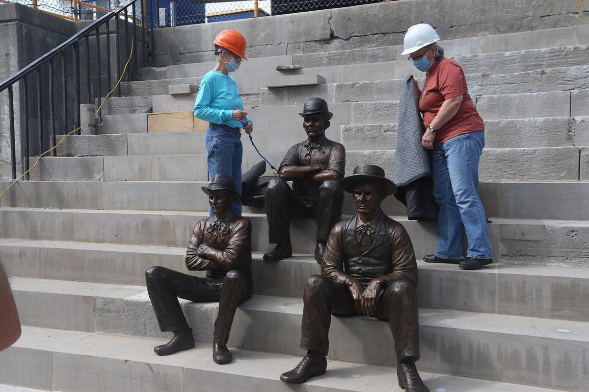 Lockport Canal Statues