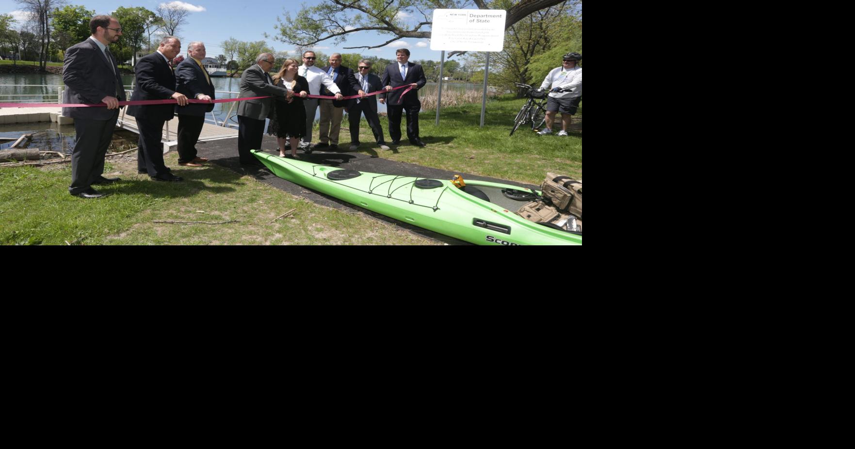 New kayak launch and bike path extension unveiled along the Erie Canal