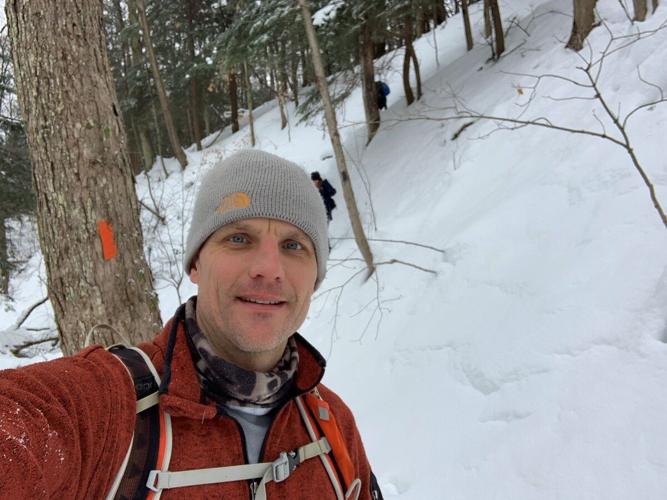 Hiker Mike Radomski of Outside Chronicles