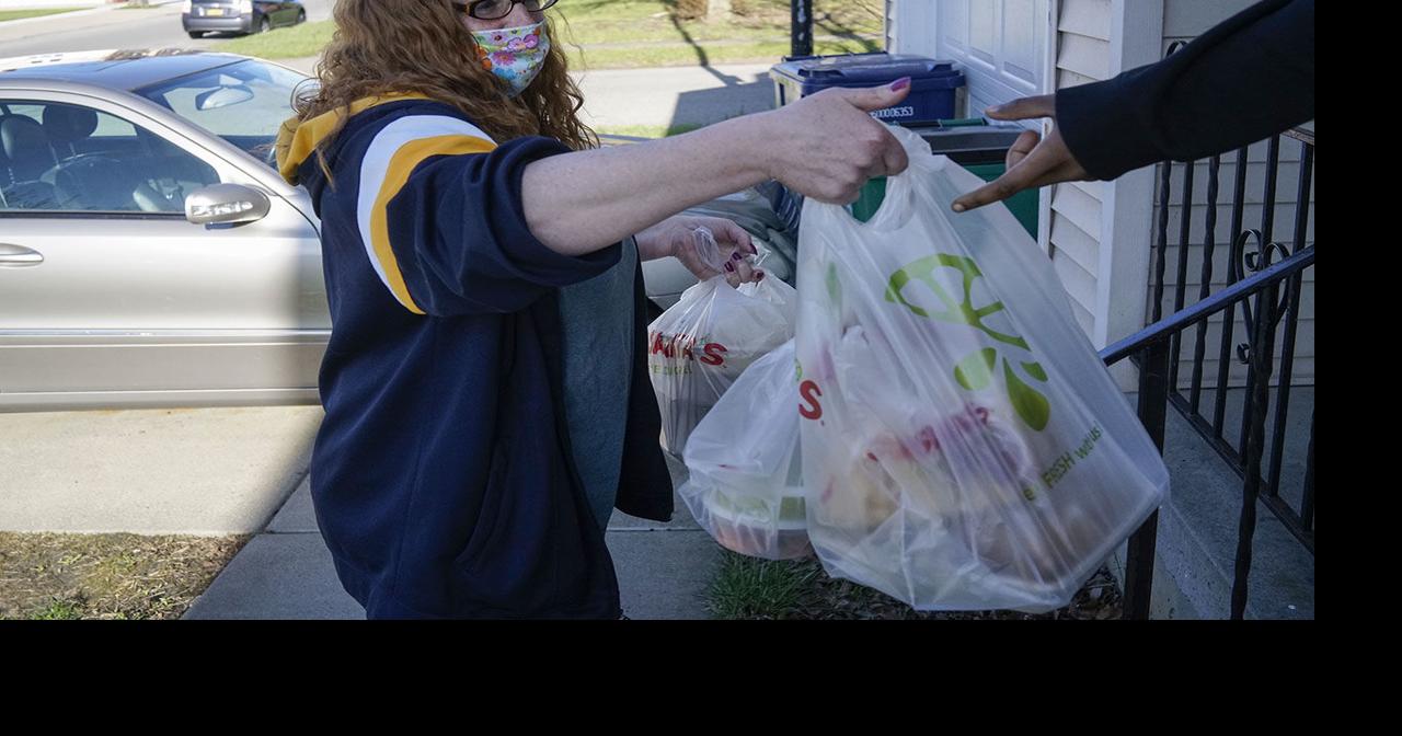 From steaks to shakes Uber Eats driver delivers for the homebound and