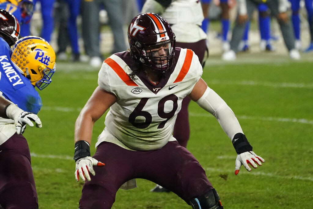 Bills select offensive lineman Luke Tenuta in sixth round of NFL draft