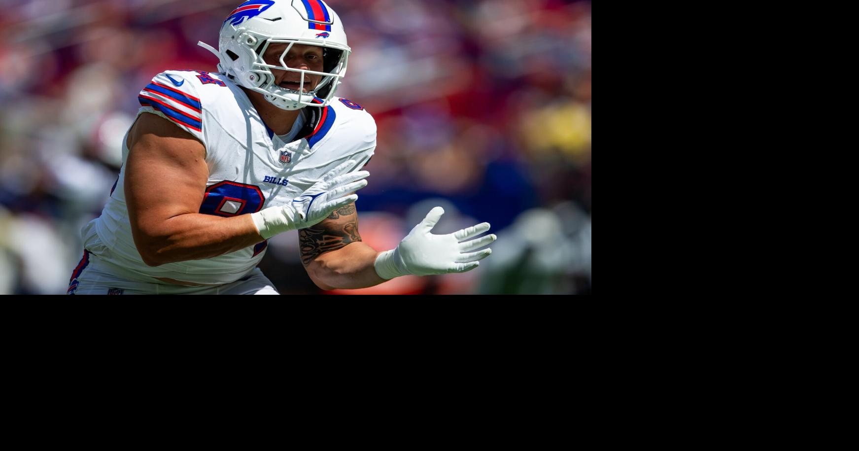 Bigger, stronger Landon Jackson gets a chance with the starters on Bills' D-line