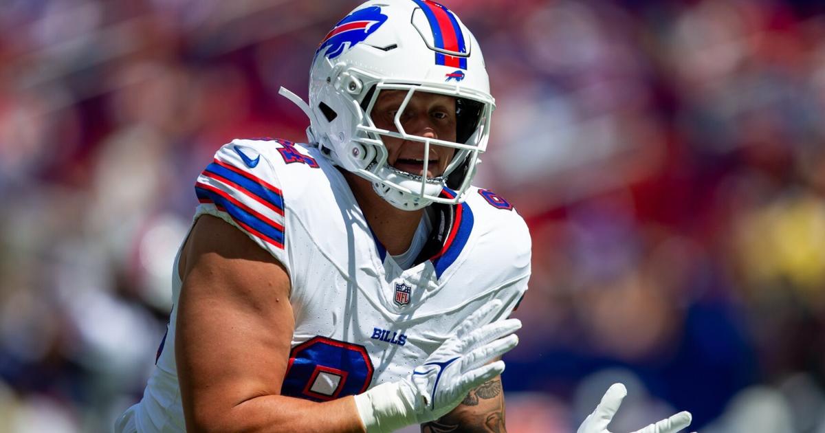 Bigger, stronger Landon Jackson gets a chance with the starters on Bills' D-line