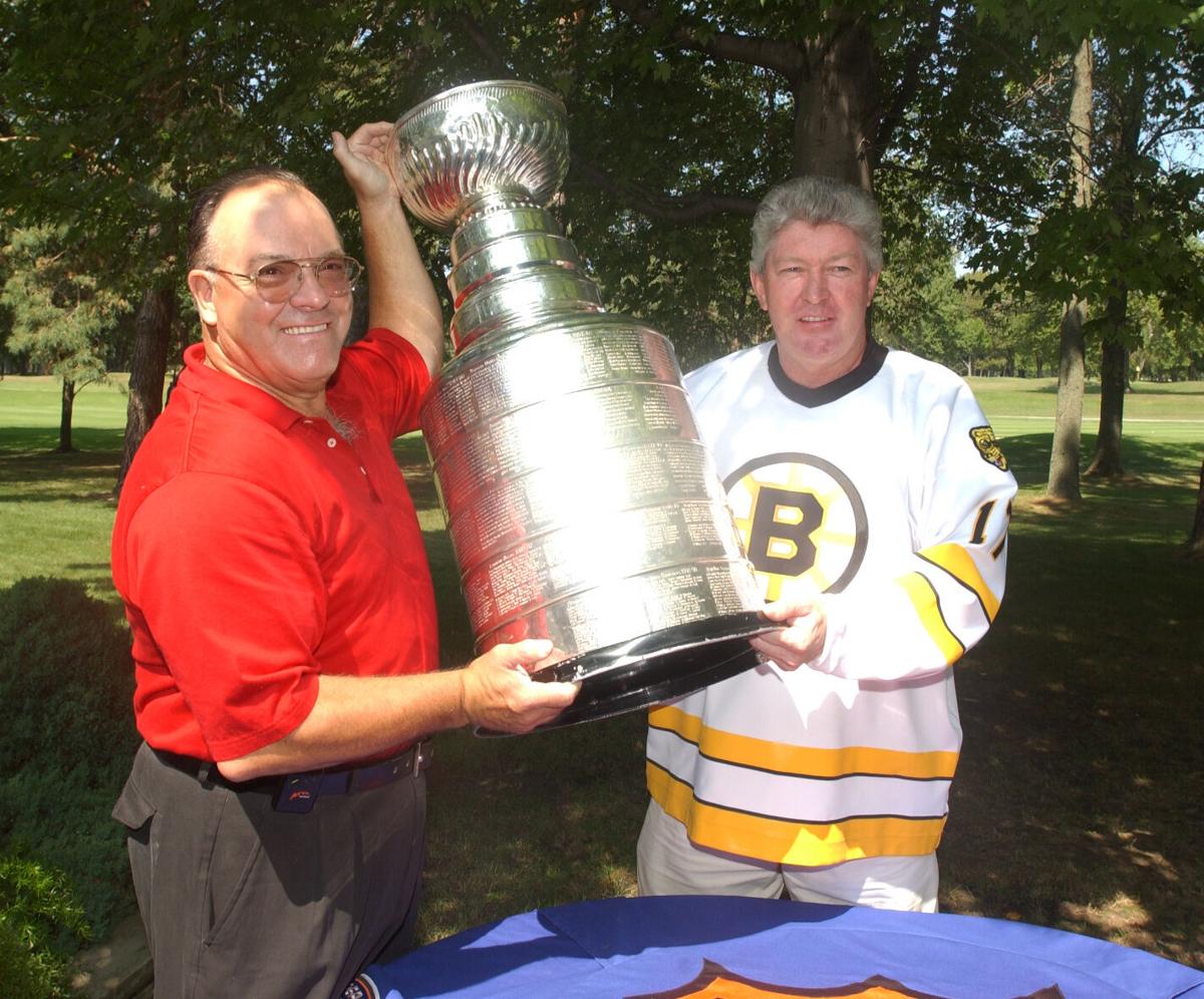 1975-76 Mini Stanley Cup Championship Trophy Presented to Guy