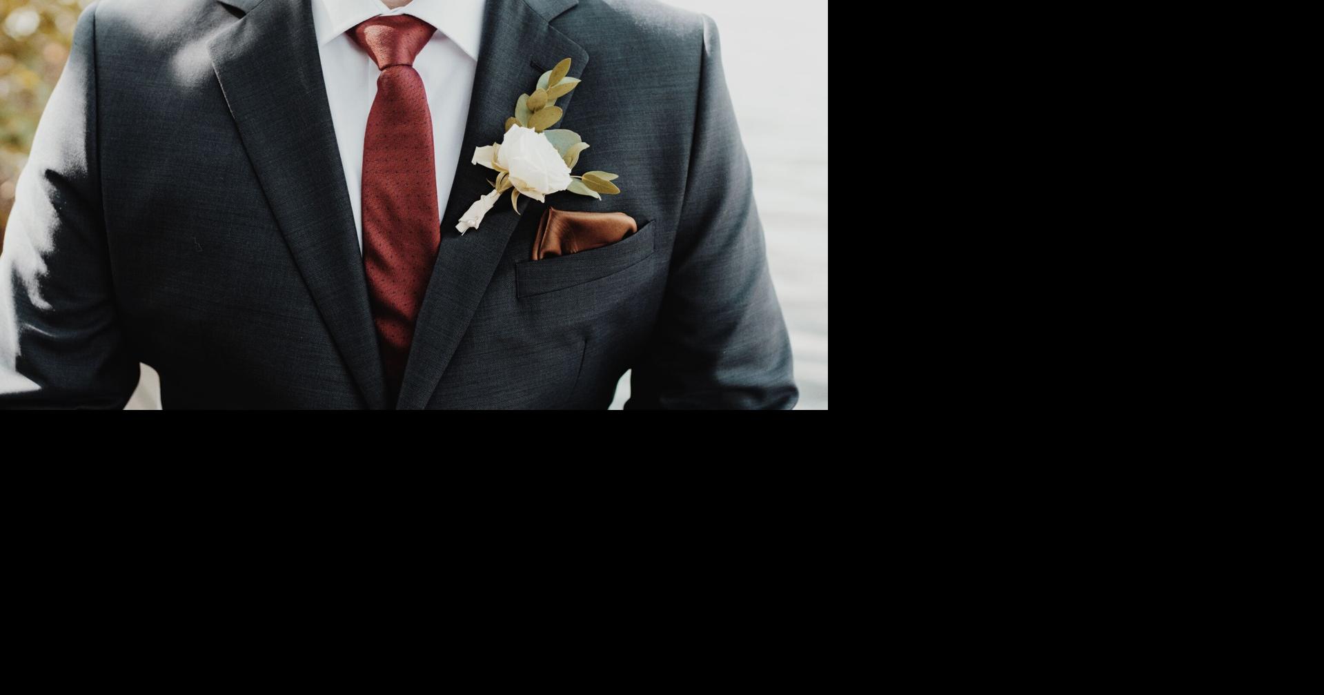 The etiquette of wearing a suit to a wedding