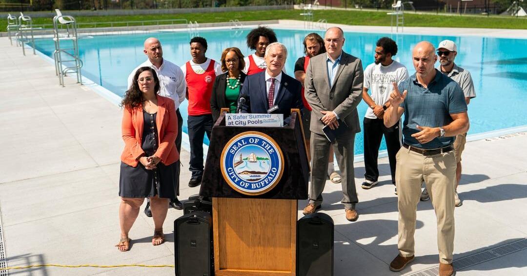 Mayor Sean Ryan touts success of pools during Buffalo summer season