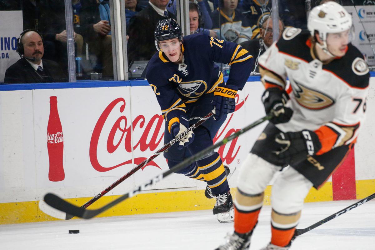Sabres' Tage Thompson day-to-day with upper-body injury