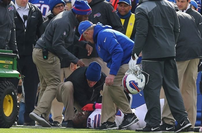 Bills running back Fred Jackson carted off after hurting groin against  Vikings