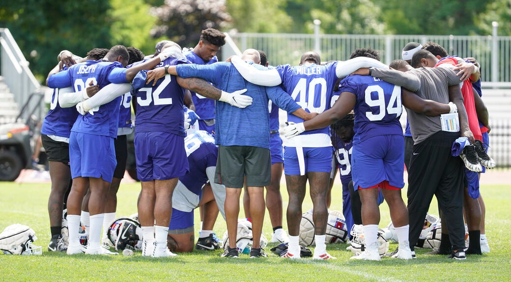 Three players back on field at Buffalo Bills training camp