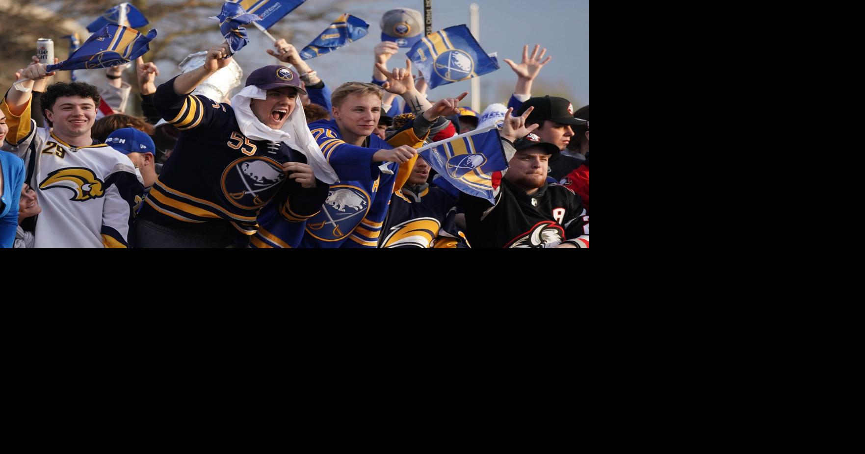 Photos: Buffalo Sabres fans pack Canalside for Game 2 viewing party