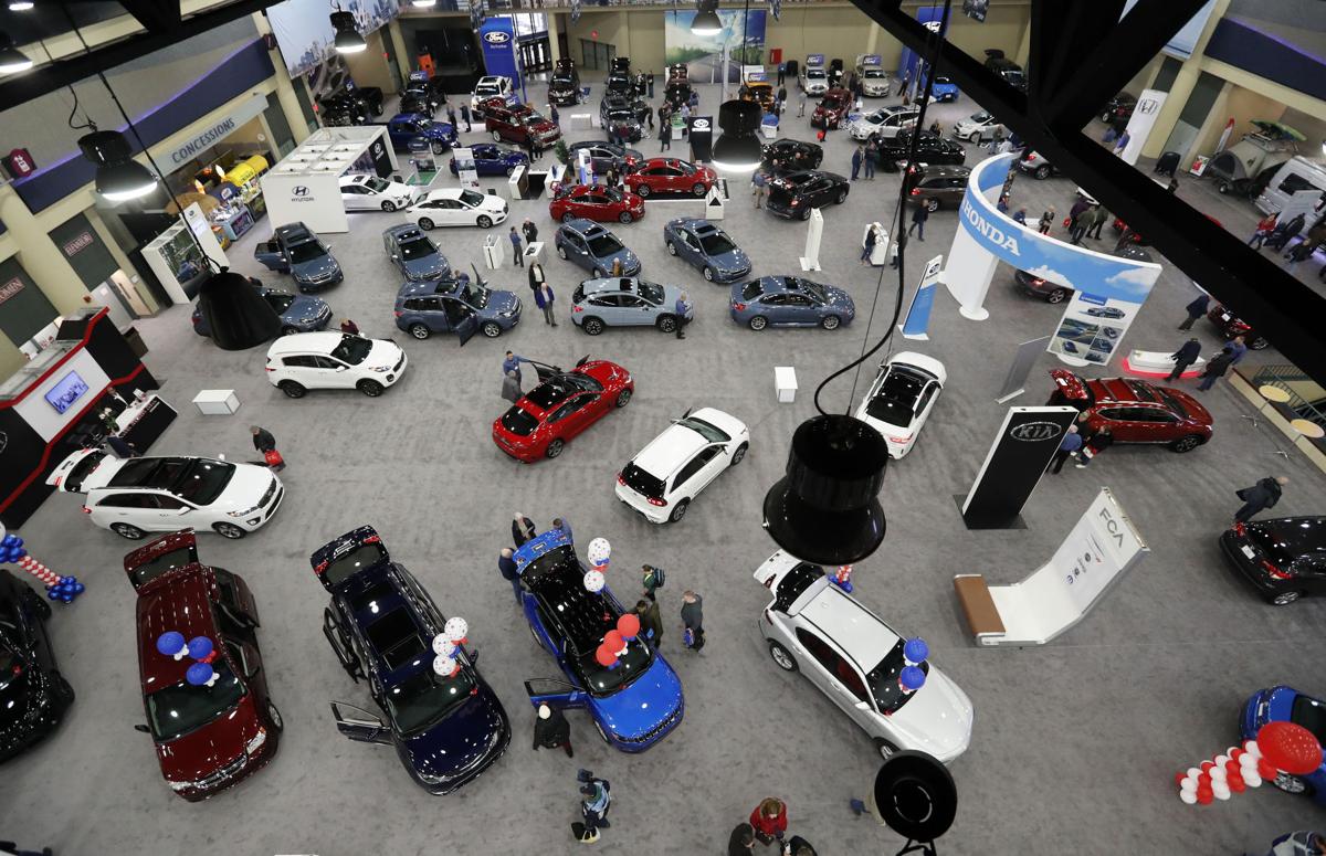 Hundreds of vehicles on display at the Buffalo Auto Show at the convention  center