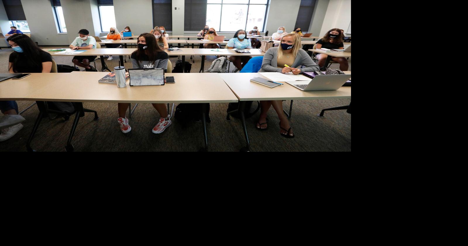 Smaller colleges bank on their size as they offer more in-person classes