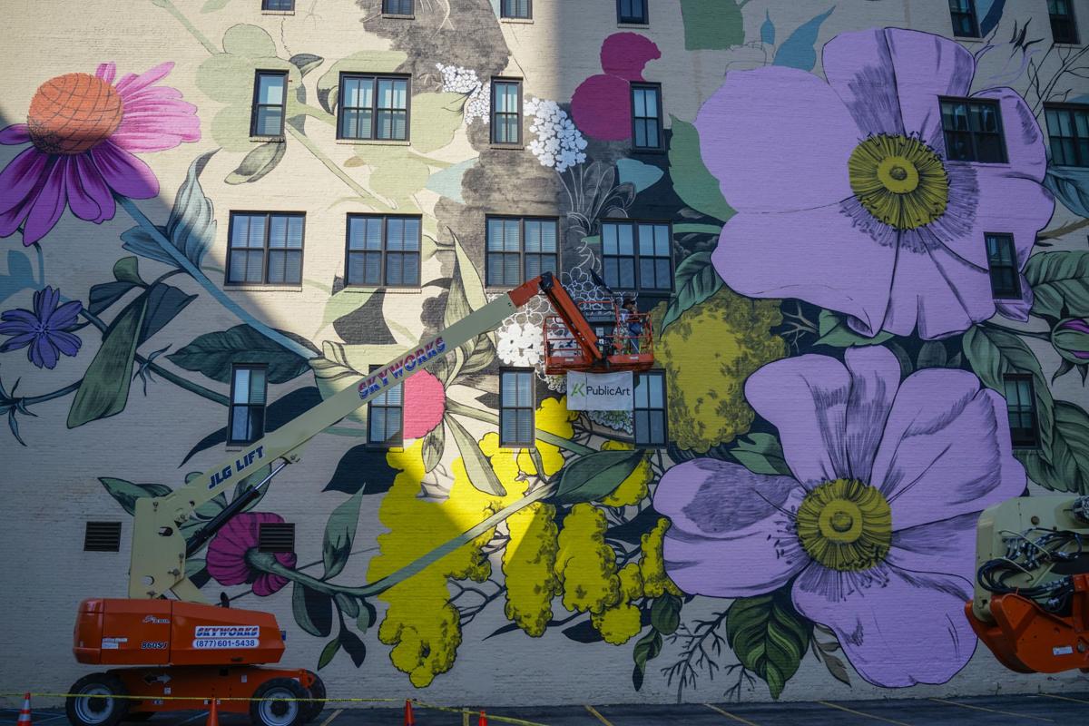 A Giant Mural Blooms In Buffalo 6 Stories Tall Arts
