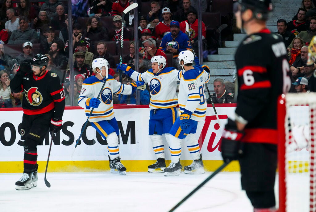 Tage Thompson dynamic in win, enjoys one of greatest nights in Sabres  history - Buffalo Hockey Beat