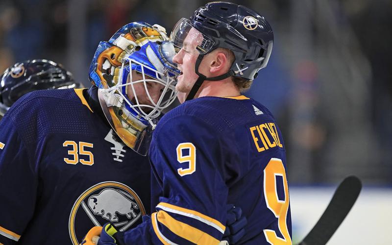 Sabres G Ullmark to miss a month; Eichel out against Flyers - The San Diego  Union-Tribune