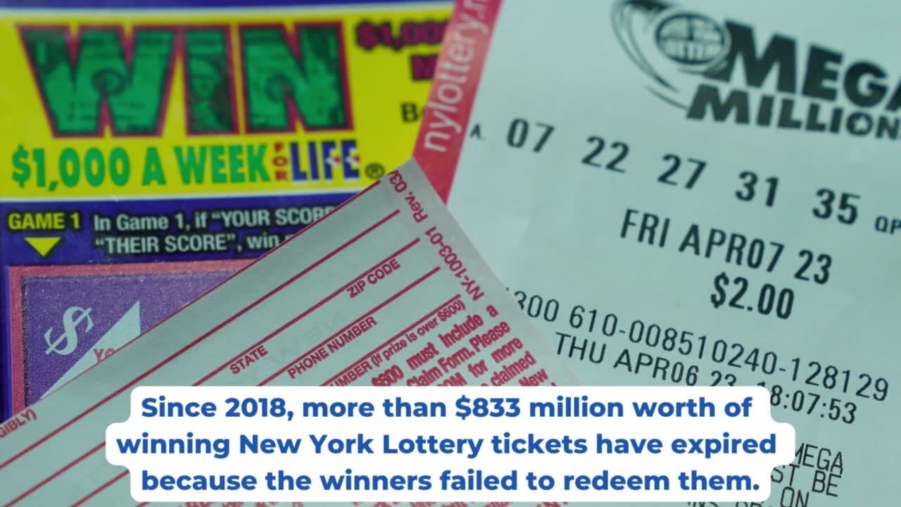 833 million in New York Lottery winnings uncashed since 18