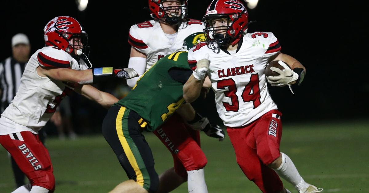 Western New York high school football schedule for Week 7