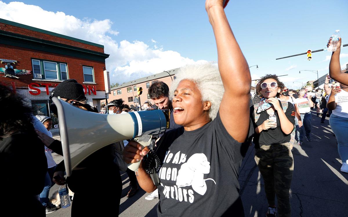 Protests on Hertel Avenue
