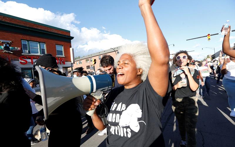 Protests on Hertel Avenue