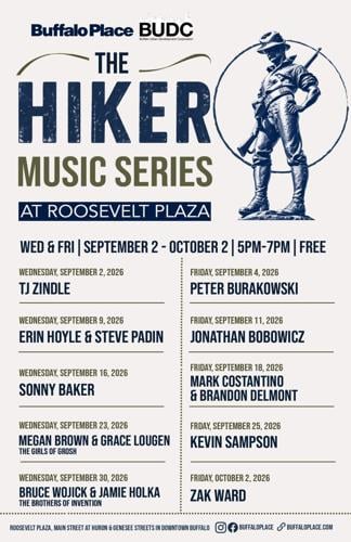 Buffalo Place Announces The Hiker Music Series at Roosevelt Plaza