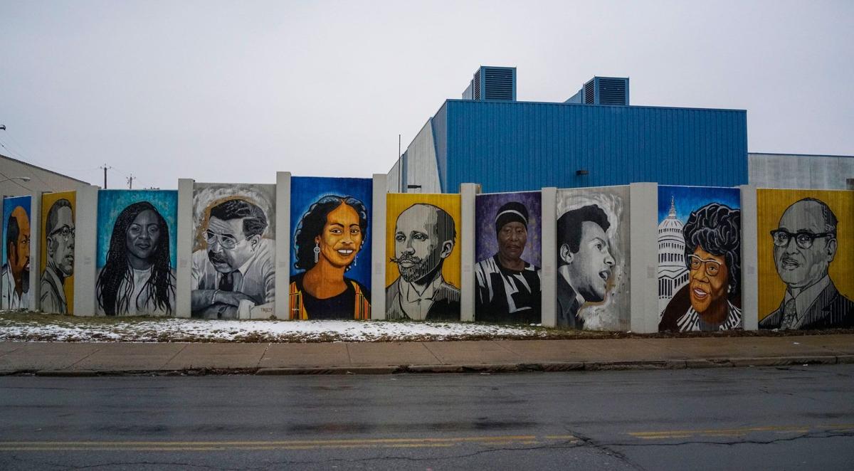 Freedom Wall a portrait gallery of civil rights champions