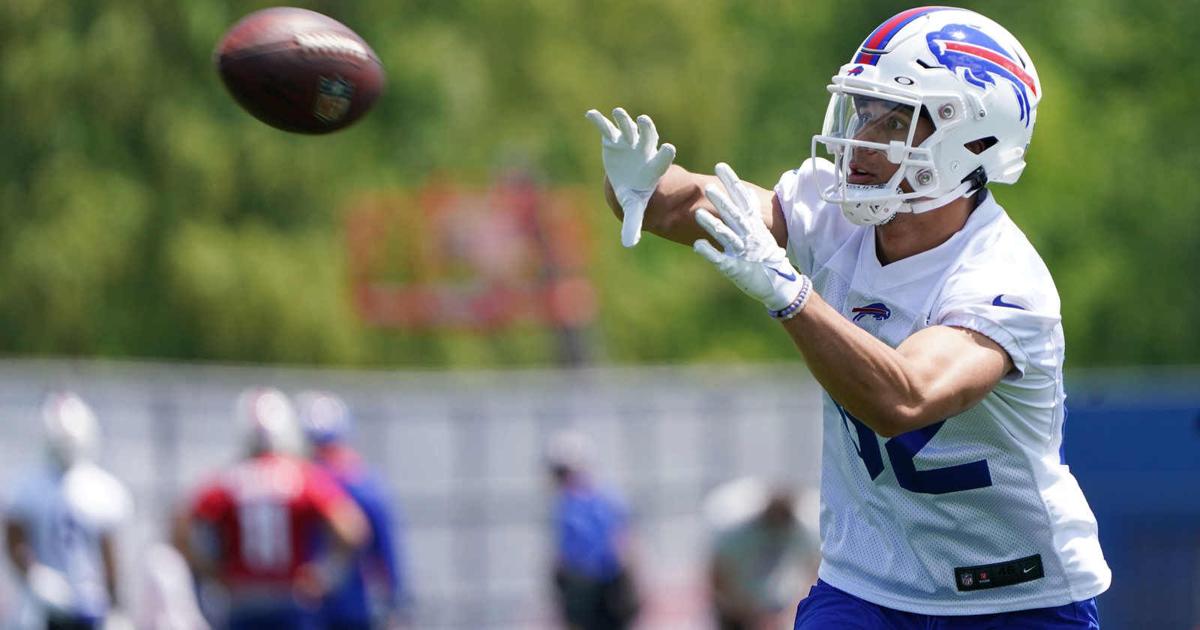 Playing catch-up: BIlls rookie receiver Neil Pau'u trying to break into the NFL at 26 years old
