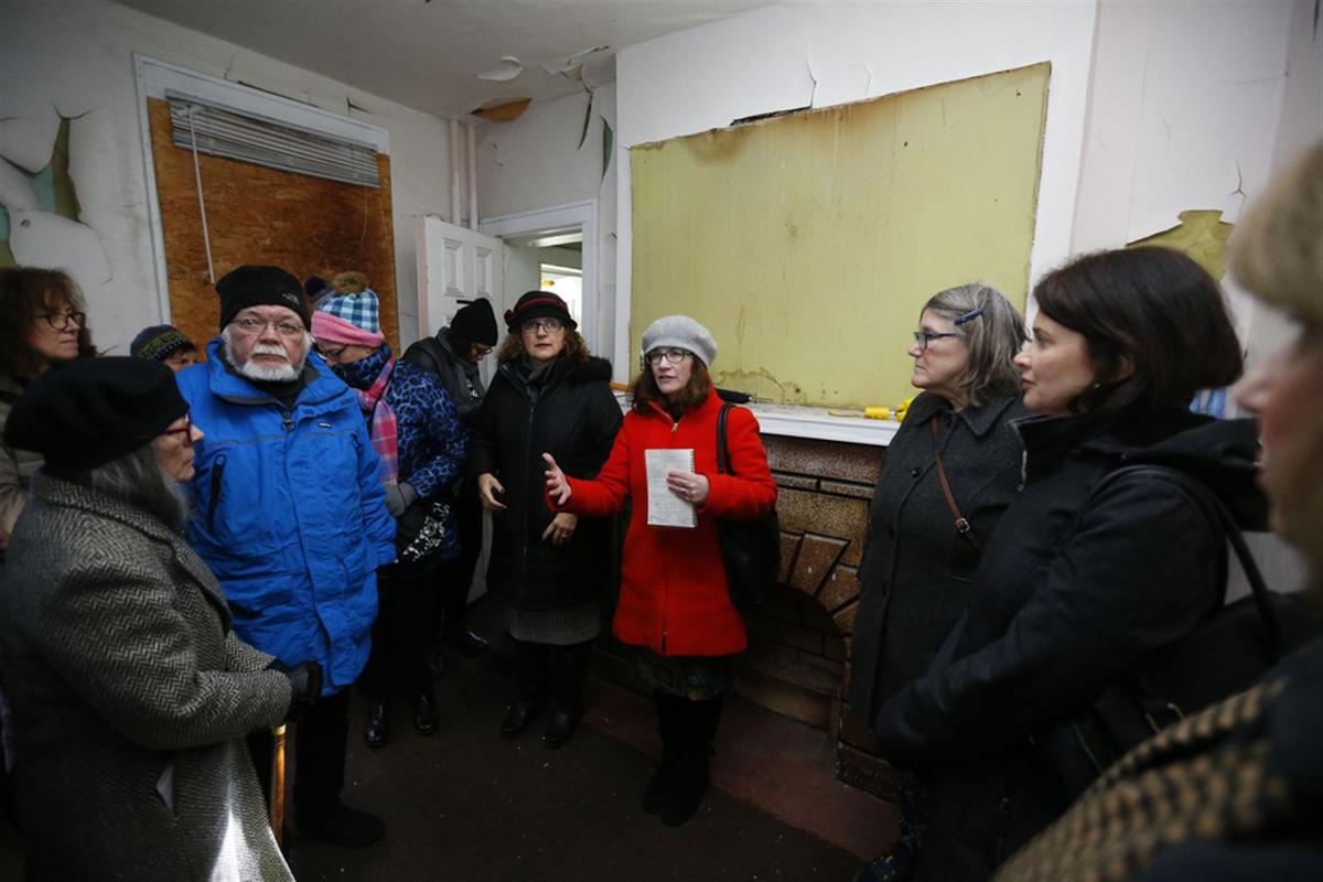 Touring a onetime 'bawdy house' at 72 Sycamore