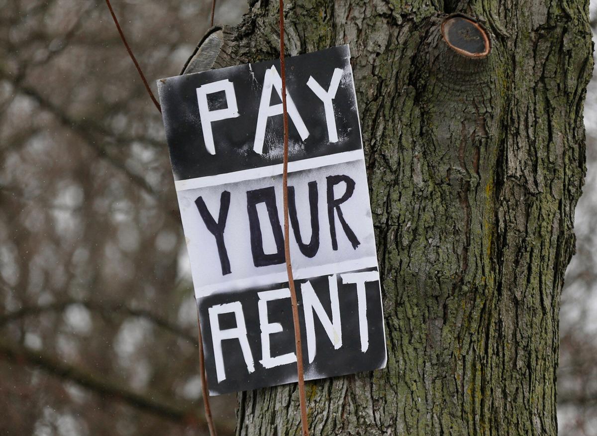 rent sign