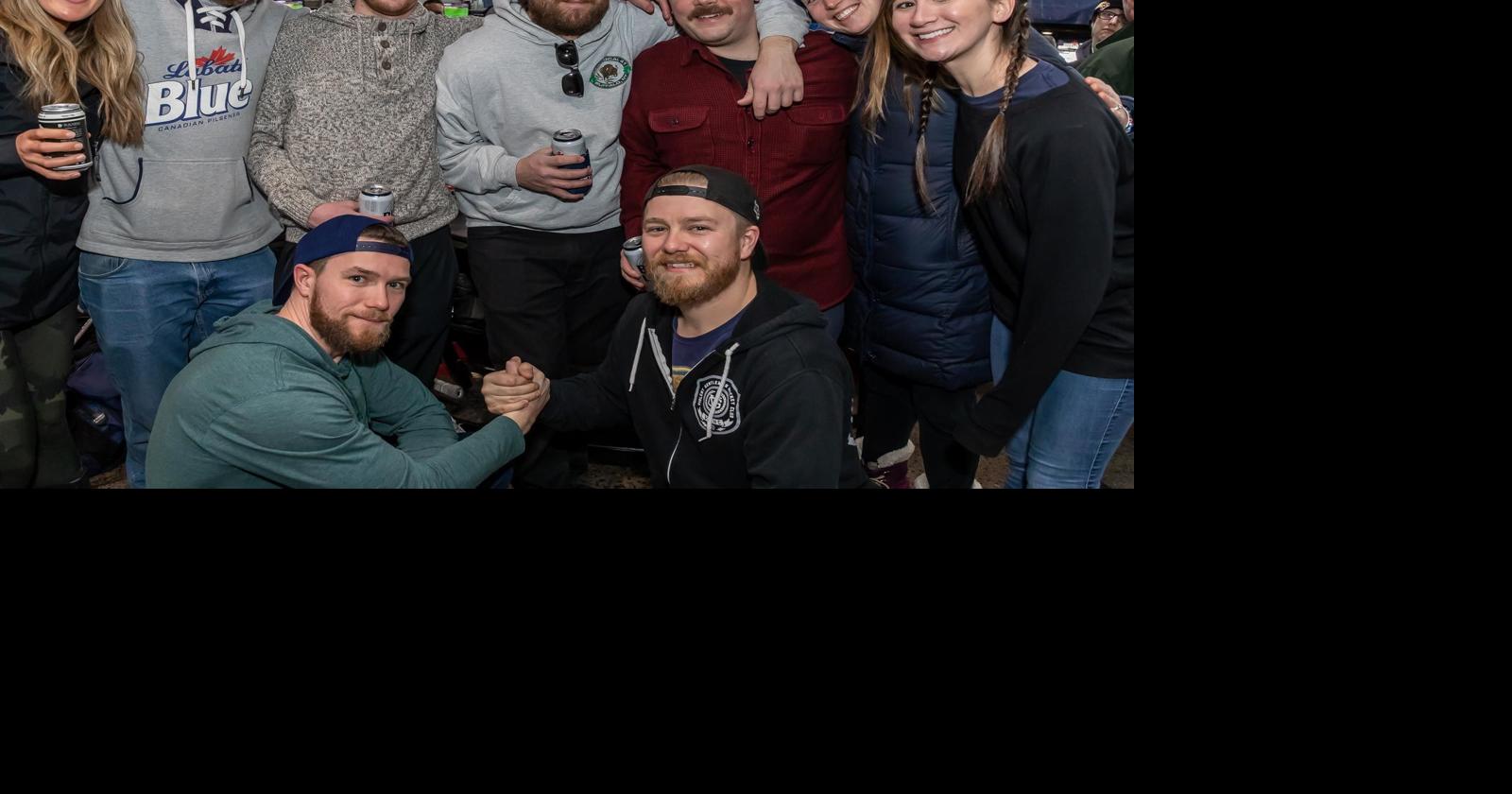 Smiles at Labatt Blue Pond Hockey Tournament in RiverWorks
