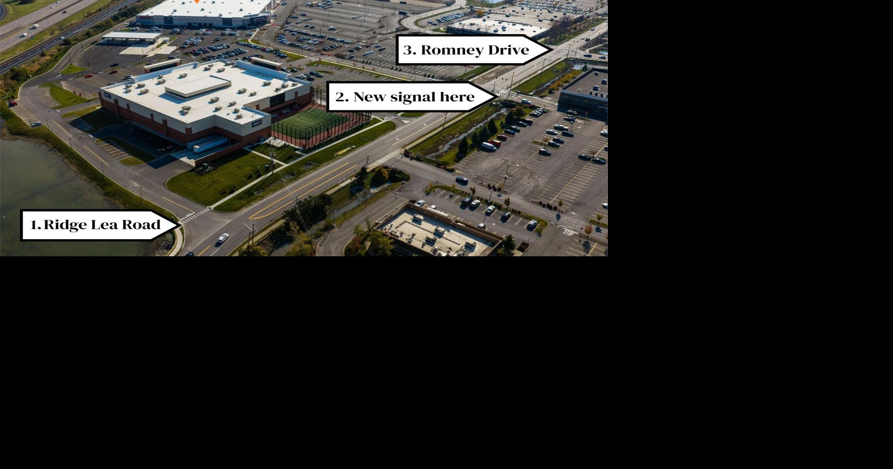 Map: See the four main access points to the new Amherst's new Costco