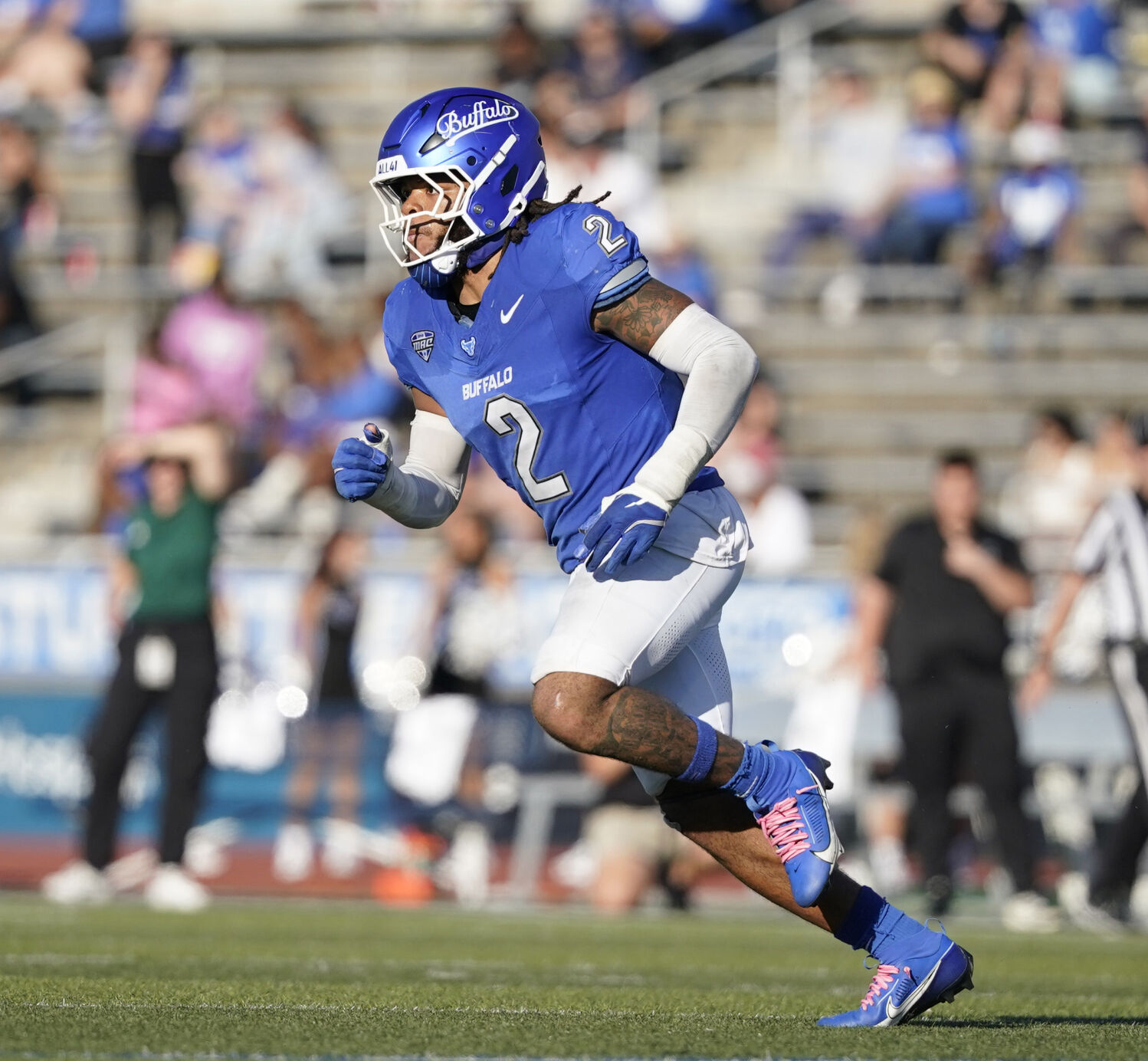 Red Murdock Hi UB Red Murdock broke NCAA forced fumbles record