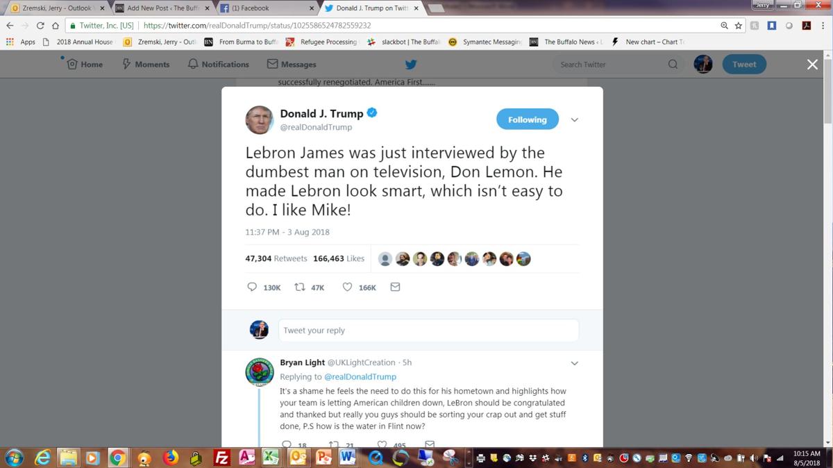 The Briefing Trump S Tweets Wasted Time Local News Buffalonews Com