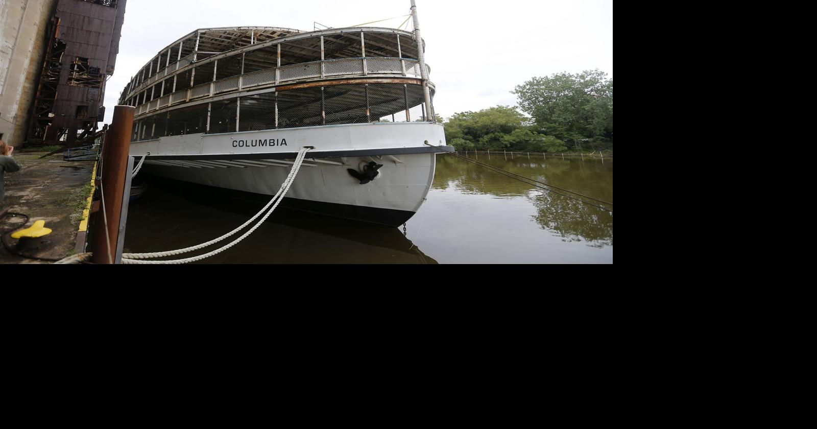 The SS Columbia, ghost ship on the Buffalo River