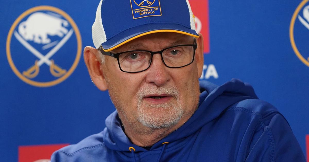 Lindy Ruff Lindy Ruff on Buffalo Sabres' salute at Highmark Stadium