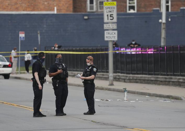 Man shot by Buffalo police after attacking officer with a baseball bat