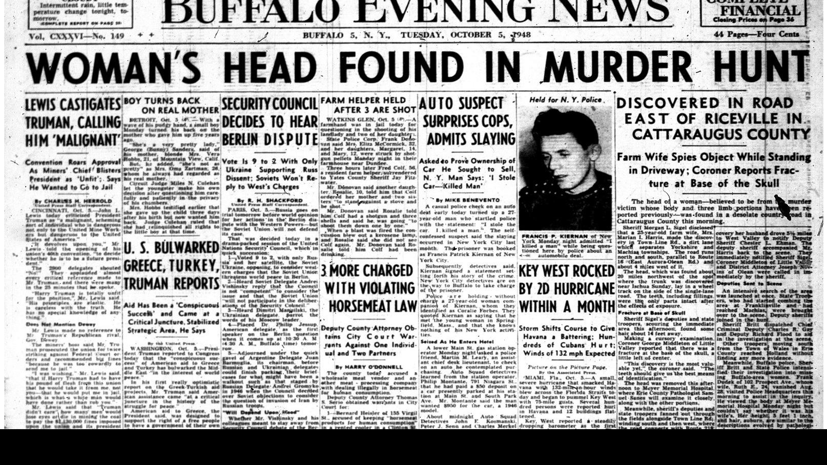 Forgotten Crimes Buffalo S Own Torso Killer Murders Kenmore Woman History Buffalonews Com