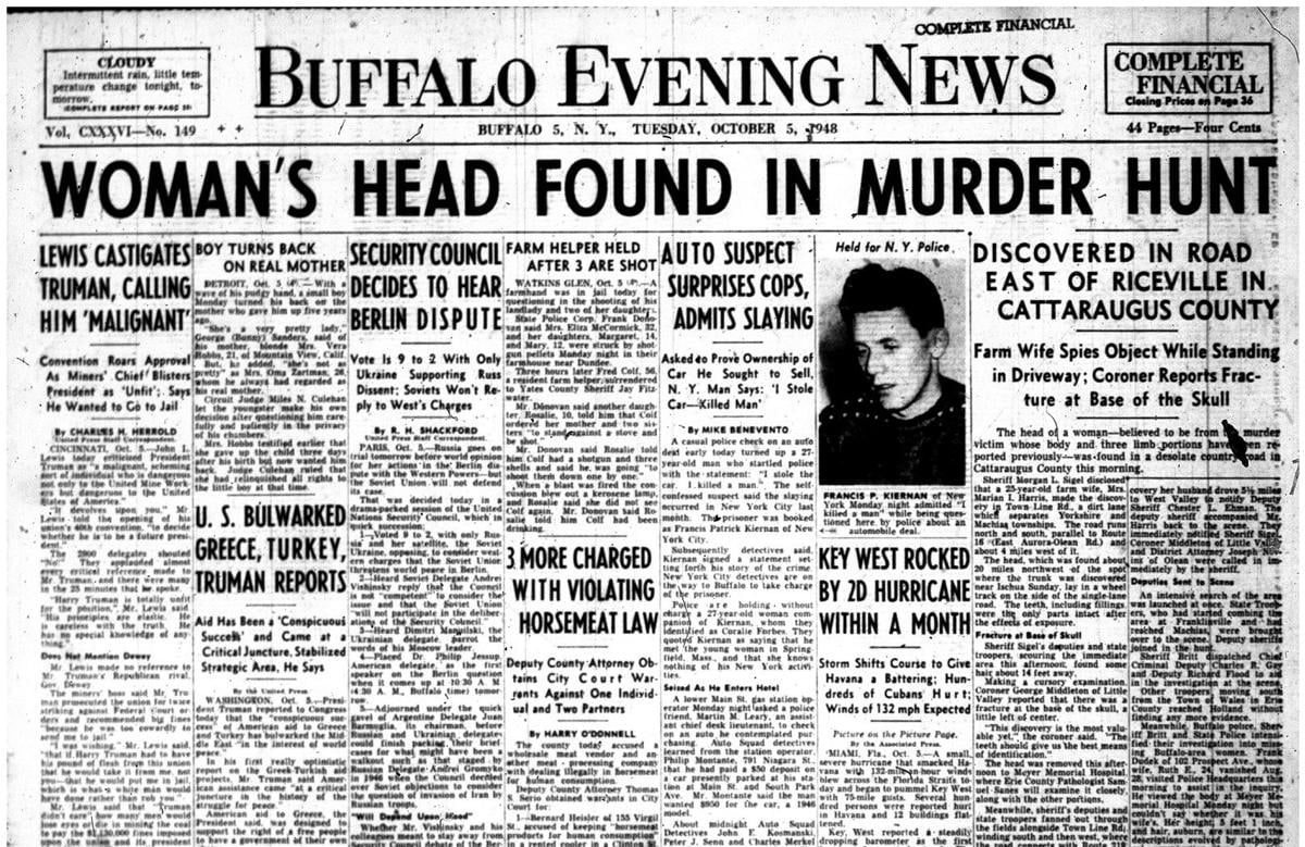 Crimes Buffalo's own Torso Killer murders Kenmore woman History