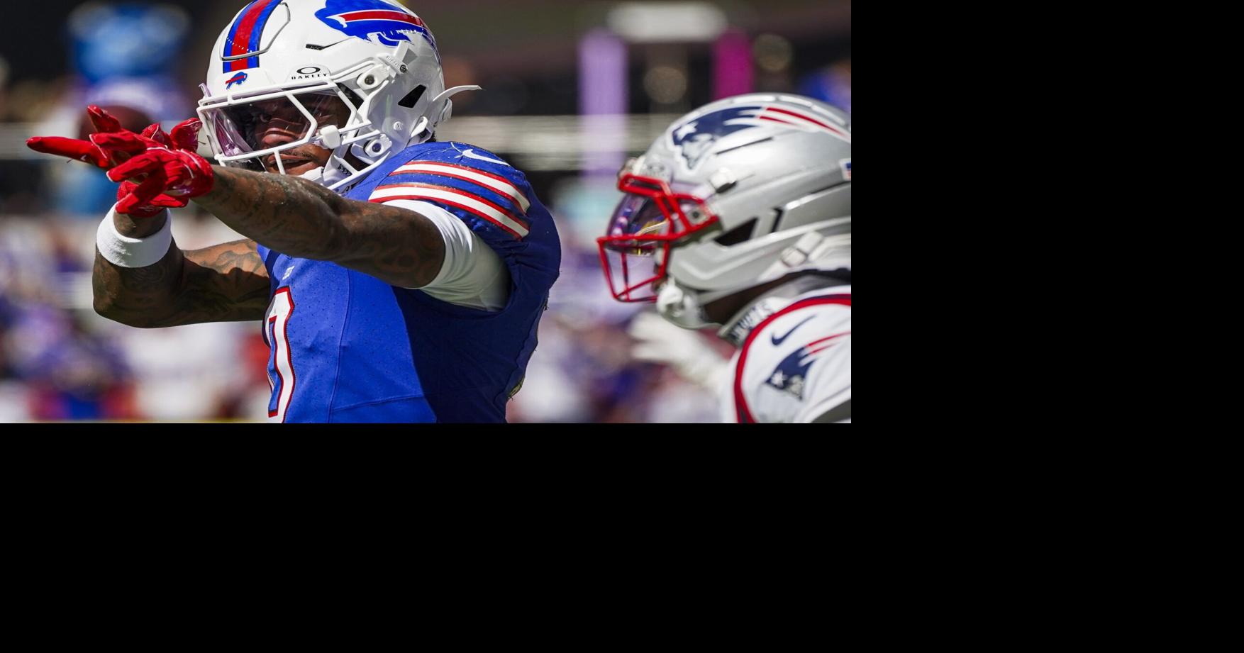 Bills receiver Keon Coleman stepped up when they needed him, even in a loss to Patriots