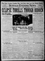 Buffalo Evening News edisi terakhir 24 Januari 1925