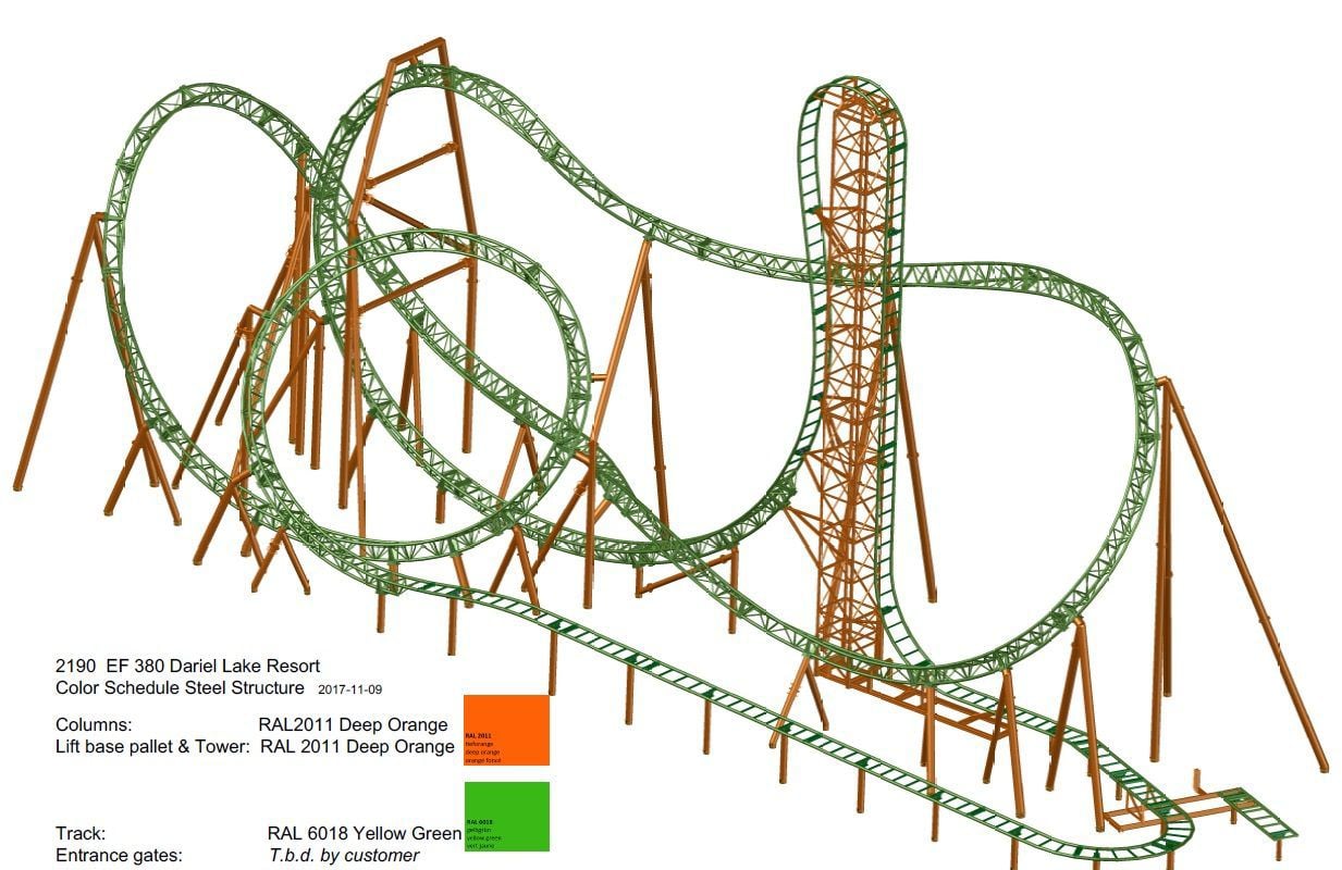 Darien Lake giving sneak peek at new roller coaster today