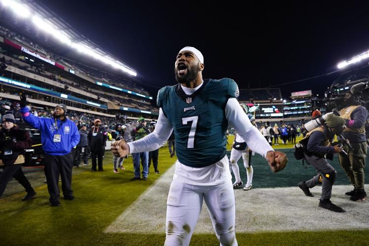 Eagles hope home field helps them against 49ers in NFC title game