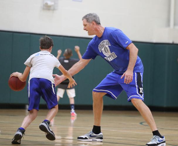 Nichols grad Christian Laettner talks about basketball camp