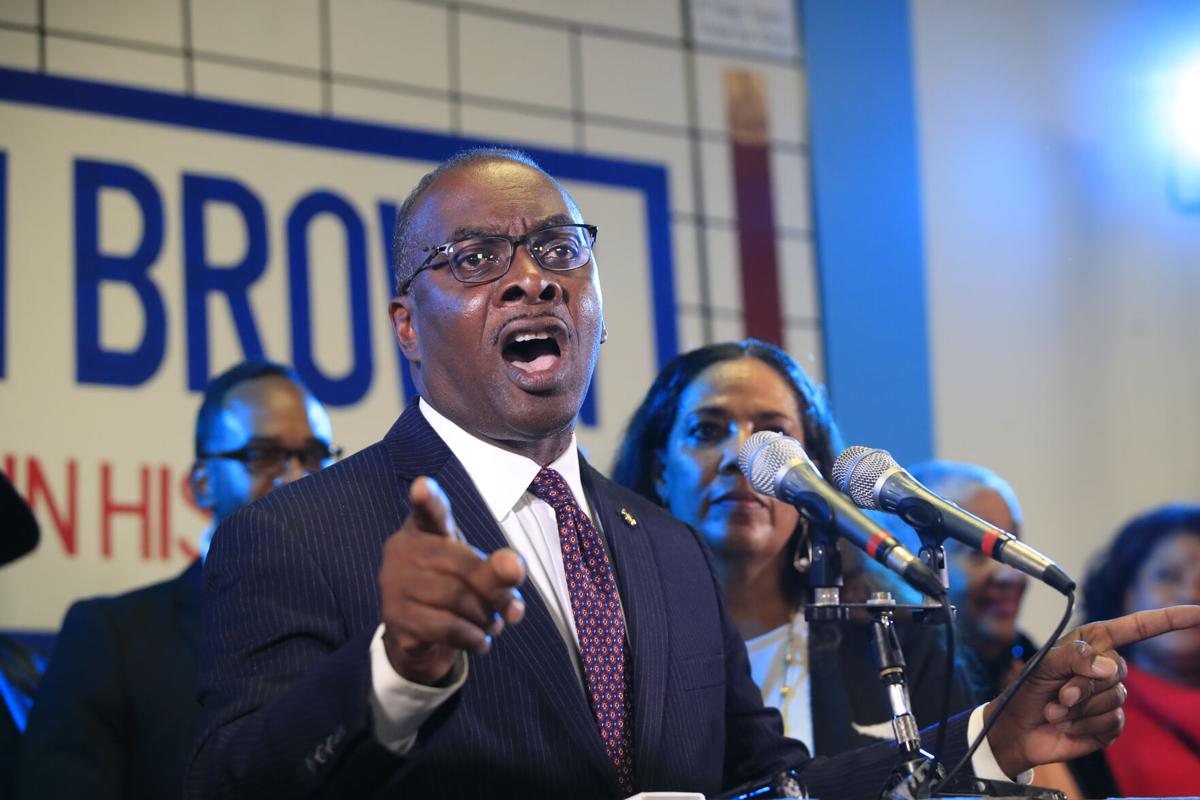 Byron Brown declares victory
