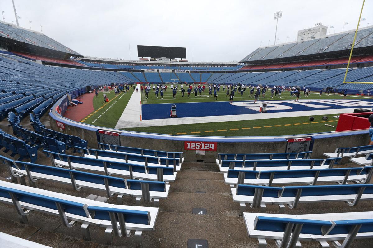 Buffalo Bills practice at Bills Stadium