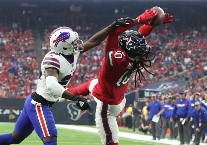 Tre'Davious White intercepts Mike White's deep launch