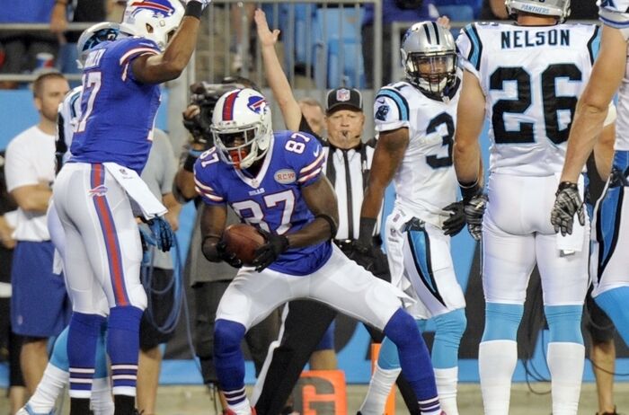 Buffalo Bills' outside linebacker Manny Lawson facing one-game